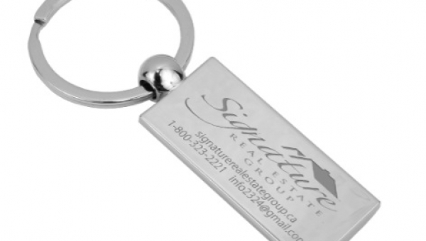 Laser Engraved Metal Keyholder